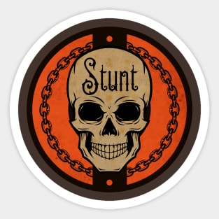 Stunt Skull Sticker